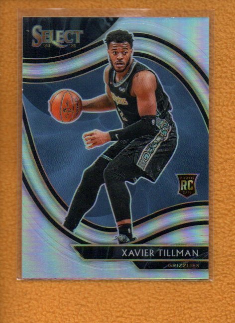 Xavier Tillman 2020-21 Panini Select BK Rookie Courtside Silver Prizm RC #266