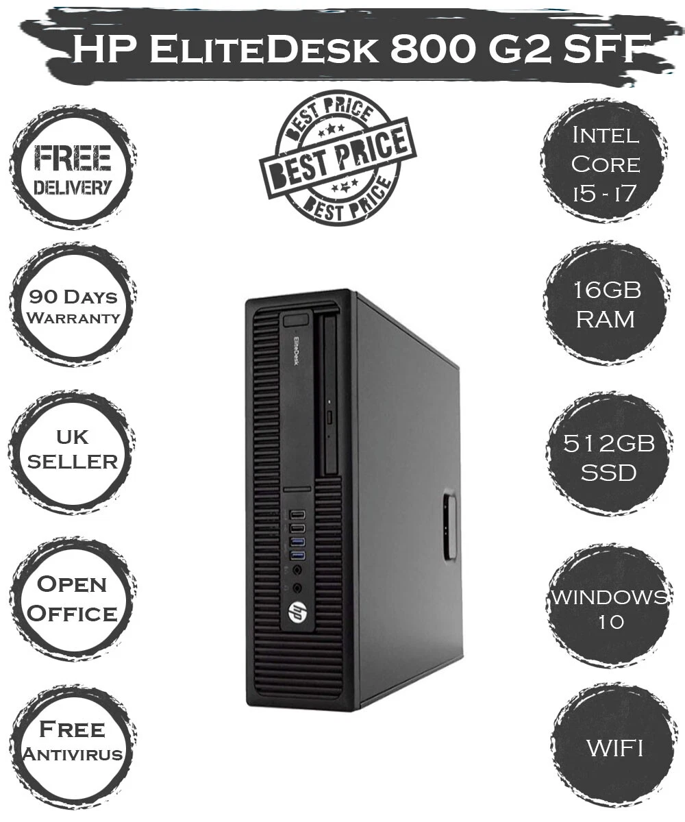 HP Windows 10 Intel Core i7 6th Gen. PC Desktops & All-In-One