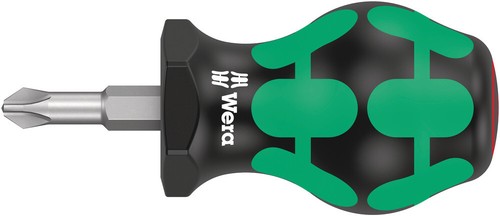 Wera Stubby Screwdrivers Short Slotted, Phillips, Torx, Pozi, SQ - Choose size - Picture 8 of 21