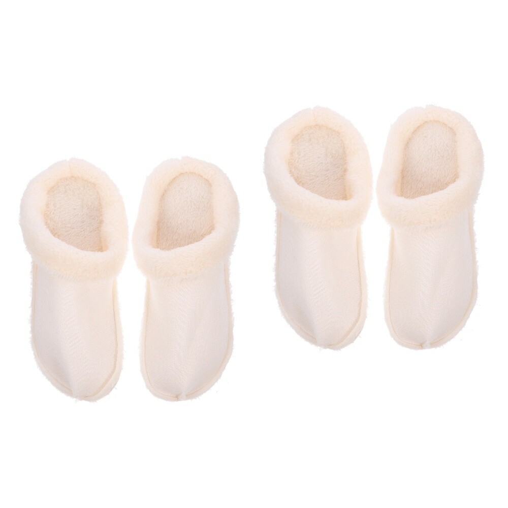 APL 2 Paia Pantofole Solette Invernali Calde Solette per Scarpe Ispessite Peluche