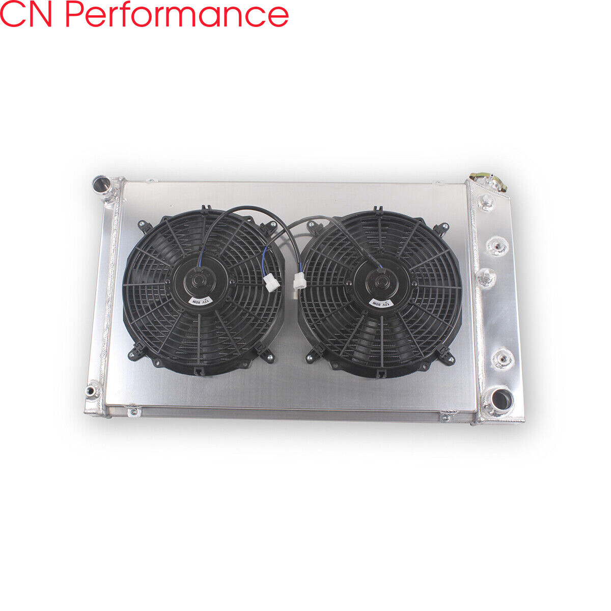 3 Row Radiator ECMRAD 4 Row Core Aluminum Radiator For 1978-1987 El ...