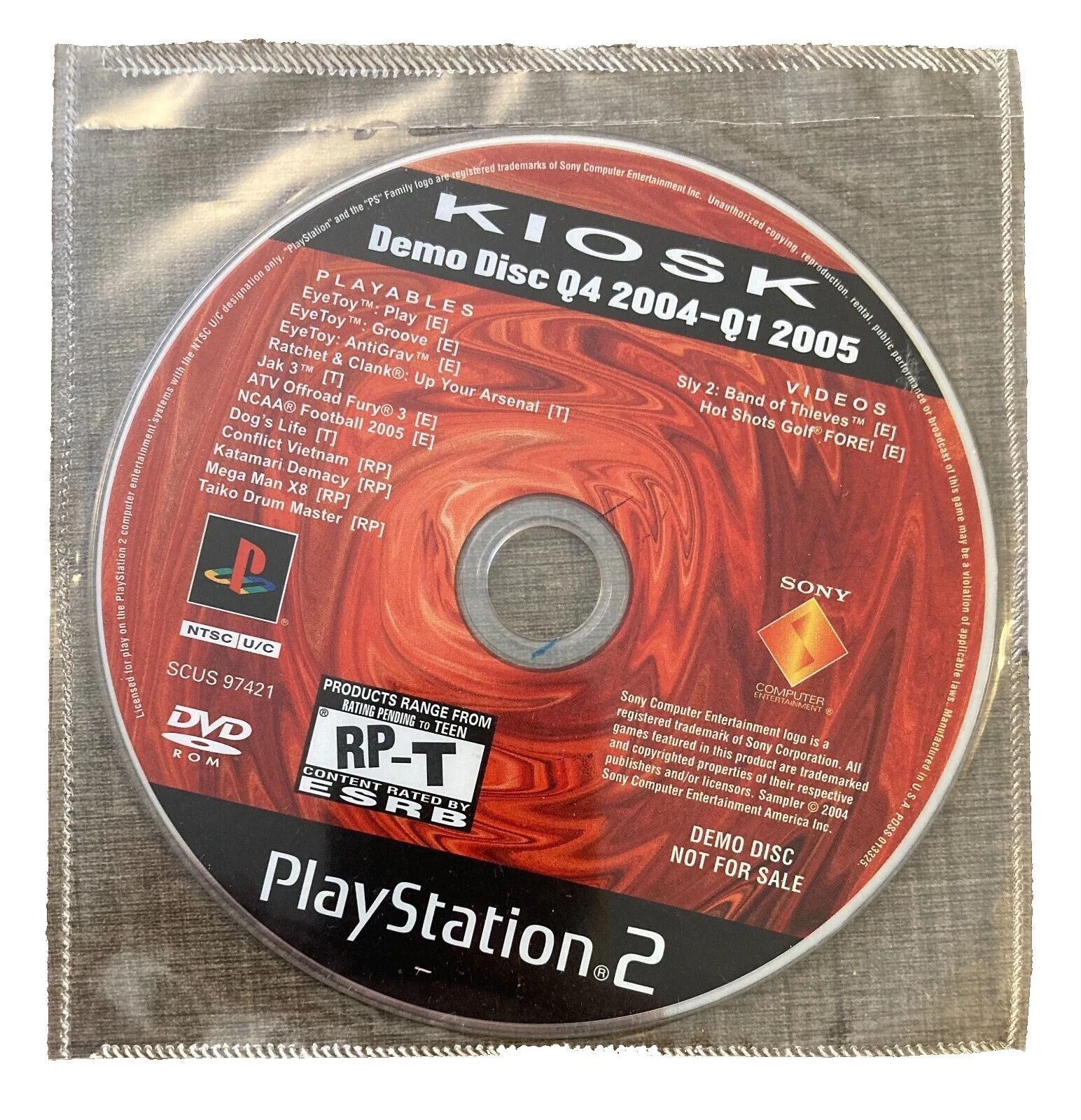 Sony PlayStation 2 Video Games with Demo