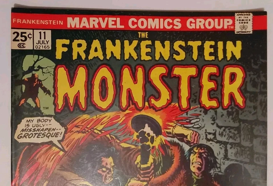 The Frankenstein Monster #11-Marvel Comics 1975-Carnage at Castle Frankenstein! - Image 3 of 4