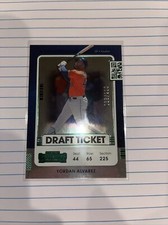2021 YORDAN ALVAREZ PANINI OPTIC CONTENDERS BASEBALL Green Foil #088/299 Astros