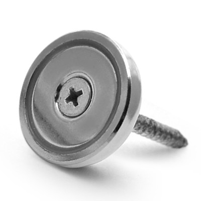 D16-D75mm Neodym Topfmagnet 6 Kg bis ca.164 Kg mit Senkkopf Flachgreifer