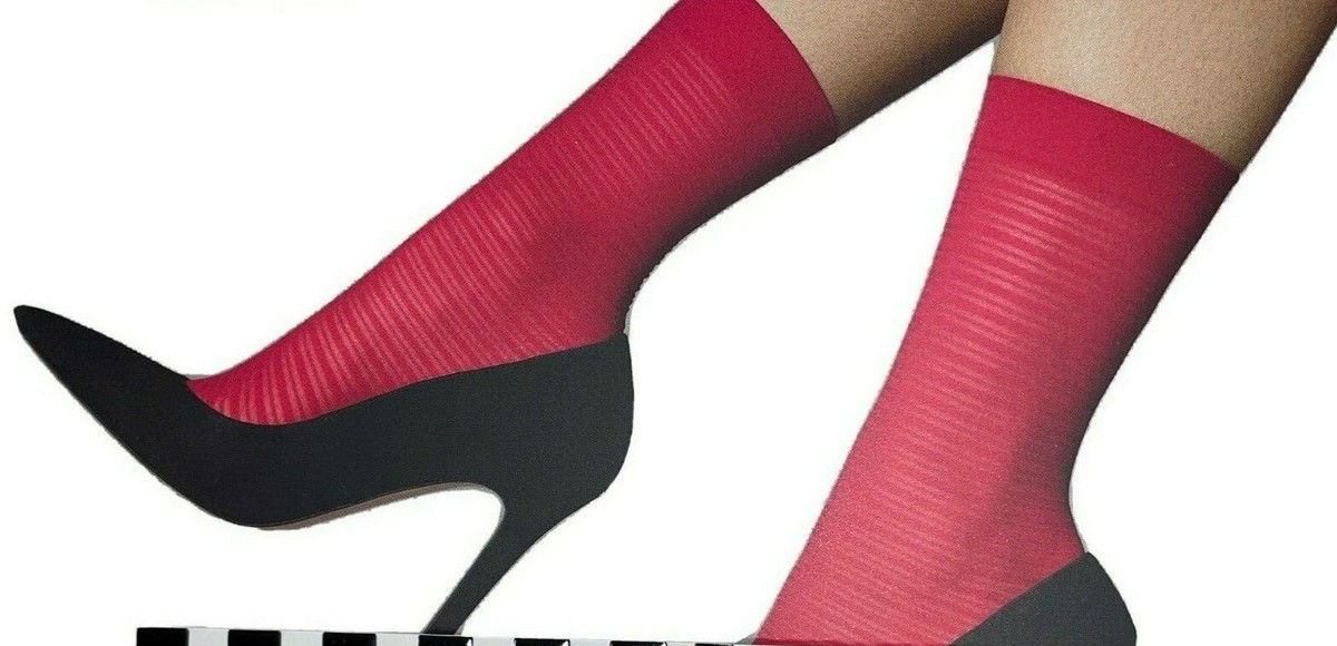 Wolford Hilaritas Socks 30 Den Color: Egyptian Blue Size: One Size