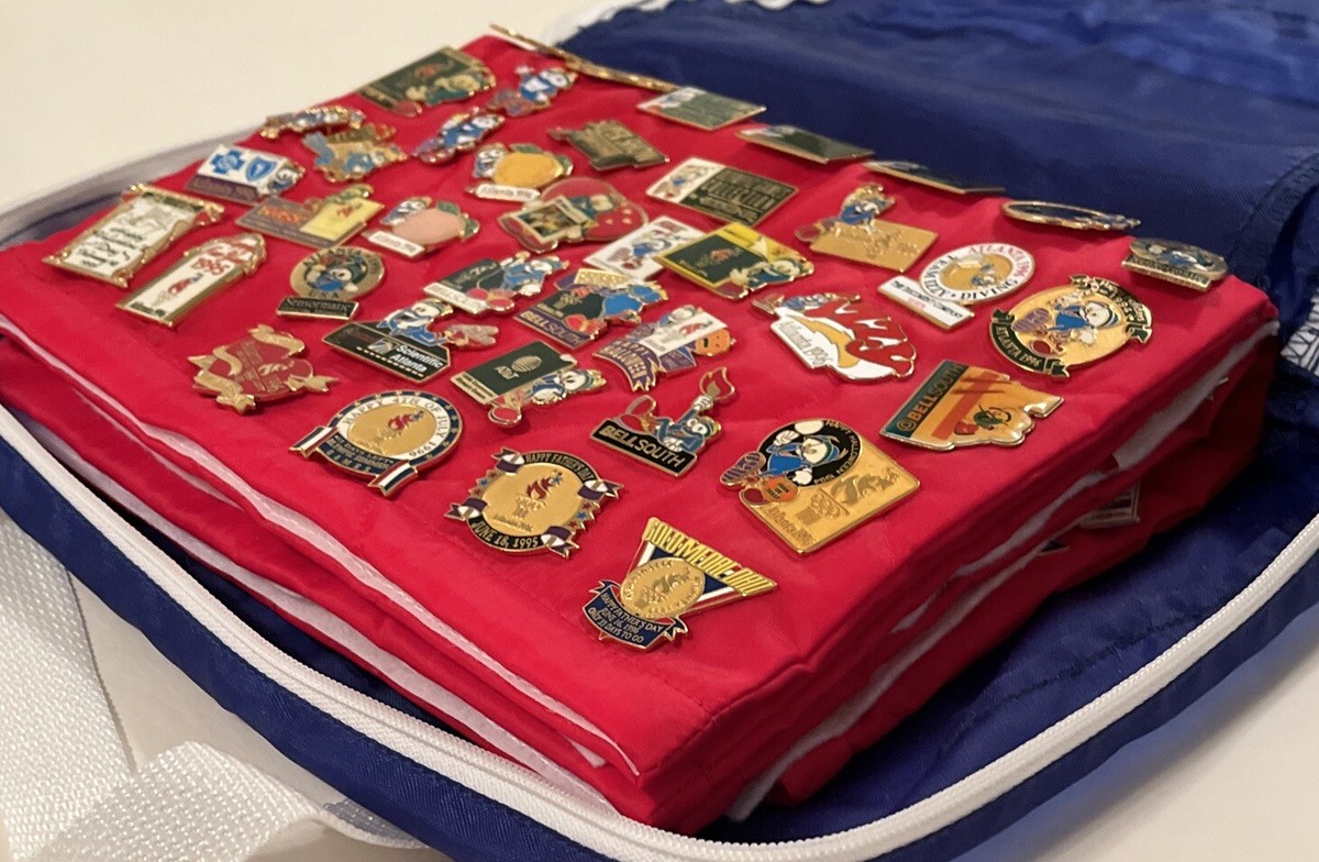 1996 Atlanta Olympic Pin Lot~300 Pins with Bag~Includes 32 '96 NOC