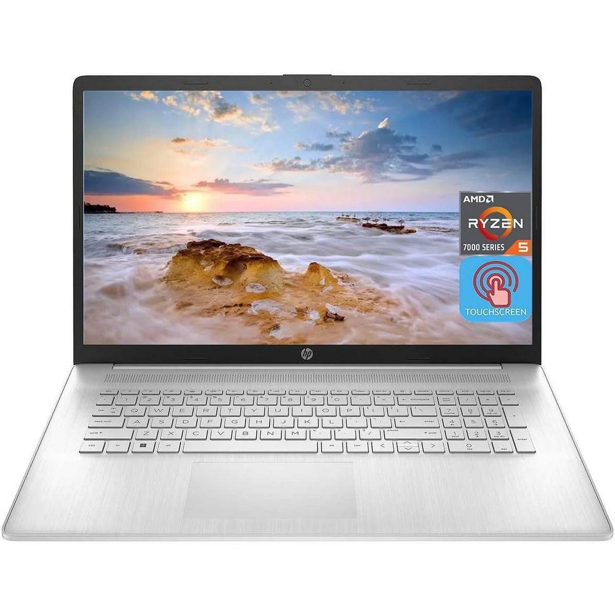 HP ノートPC AMD Ryzen 5 7530U 16GB 512GB New HP Touchscreen 17.3