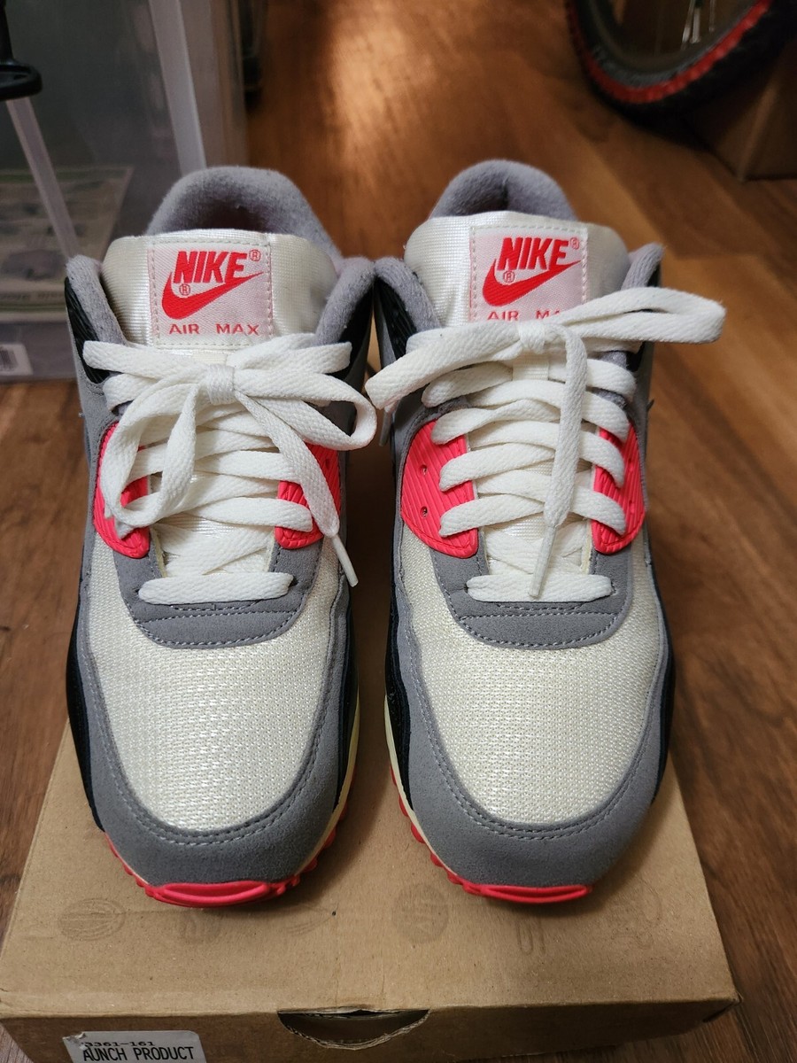 Size 7 - Nike Air Max 90 OG Vintage 2013 Infrared for sale online