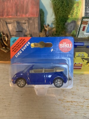 Siku Super VW New Beetle Cabrio #1056 - New - Card Has Wear