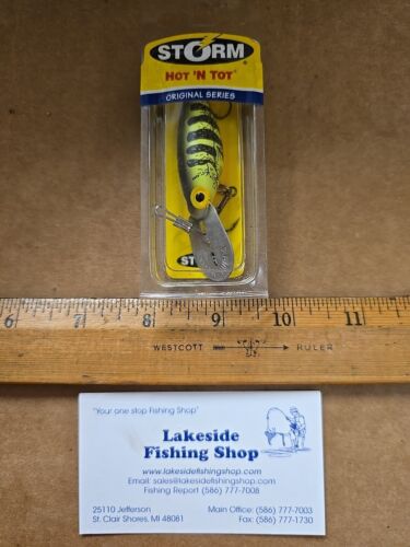 STORM ORIGINAL SERIES H60-05 HOT'N TOT CRANKBAIT FISHING LURE NATURISTIC PERCH - 第 1/5 張圖片