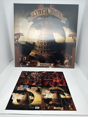 Lynch Mob Babylon Orange 2 x LP Vinyl Records 12'' NEW Sealed With Signed Print