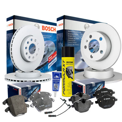 BOSCH Bremsensatz + Plastilube + Bremsenreiniger  WK MERCEDES SPRINTER VORN Ø300