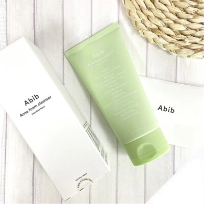 Abib Acne Foam Cleanser Heartleaf Foam 150 ml, Korean cosmetics, Kbeauty, sample