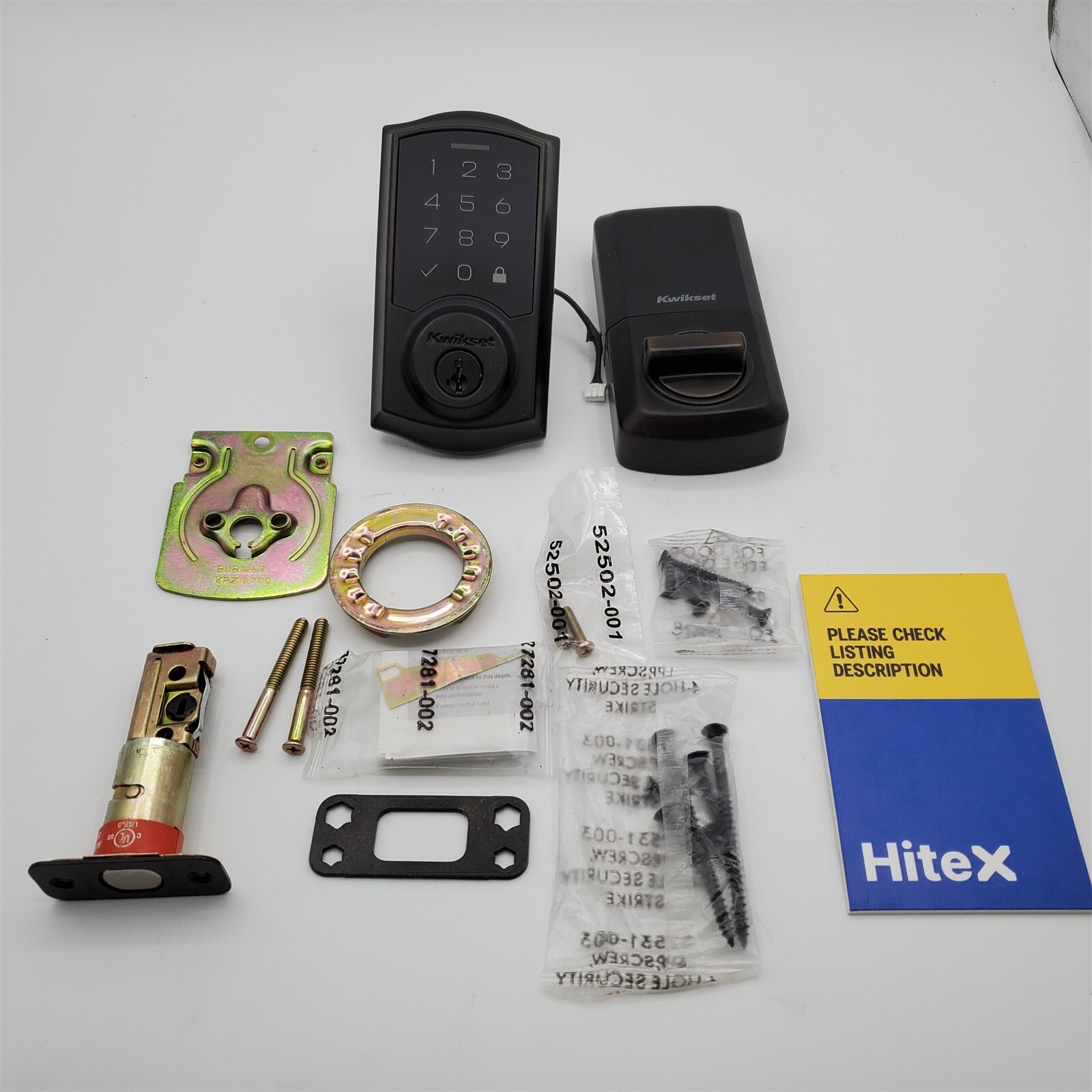 Kwikset SmartCode 270 Auto-Lock Keyless Deadbolt in Venetian Bronze-image