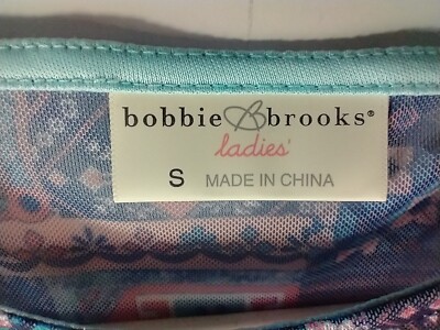 Robe Bobbie Brooks - Taille S - Motif Abstrait Multicolore - Style Boho - Neuf étiquettes