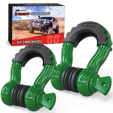 Nilight 2 Pack 34 D-ring Shackle With 78 Screw 887lbs Break Strength Nilight 2 Pack 34 D-ring Shackle With 78 Screw 887lbs Break Strength