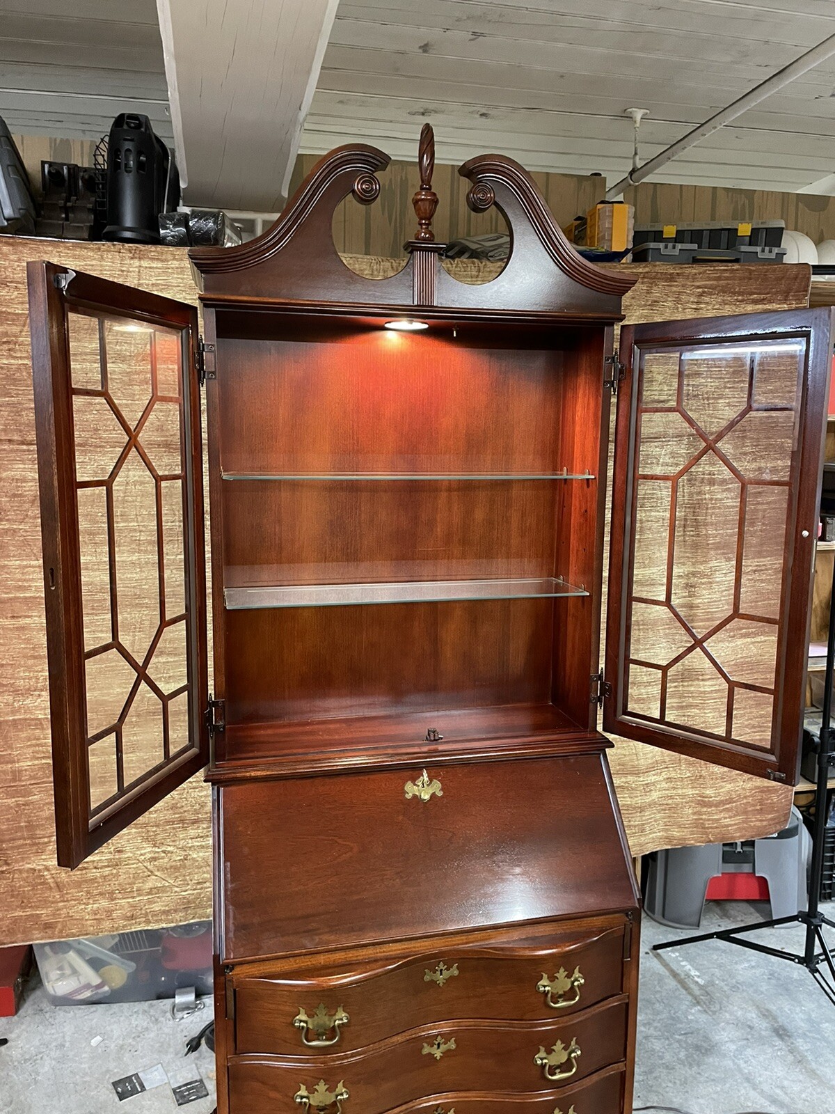 Jasper Mahogany Secretary Matttroy