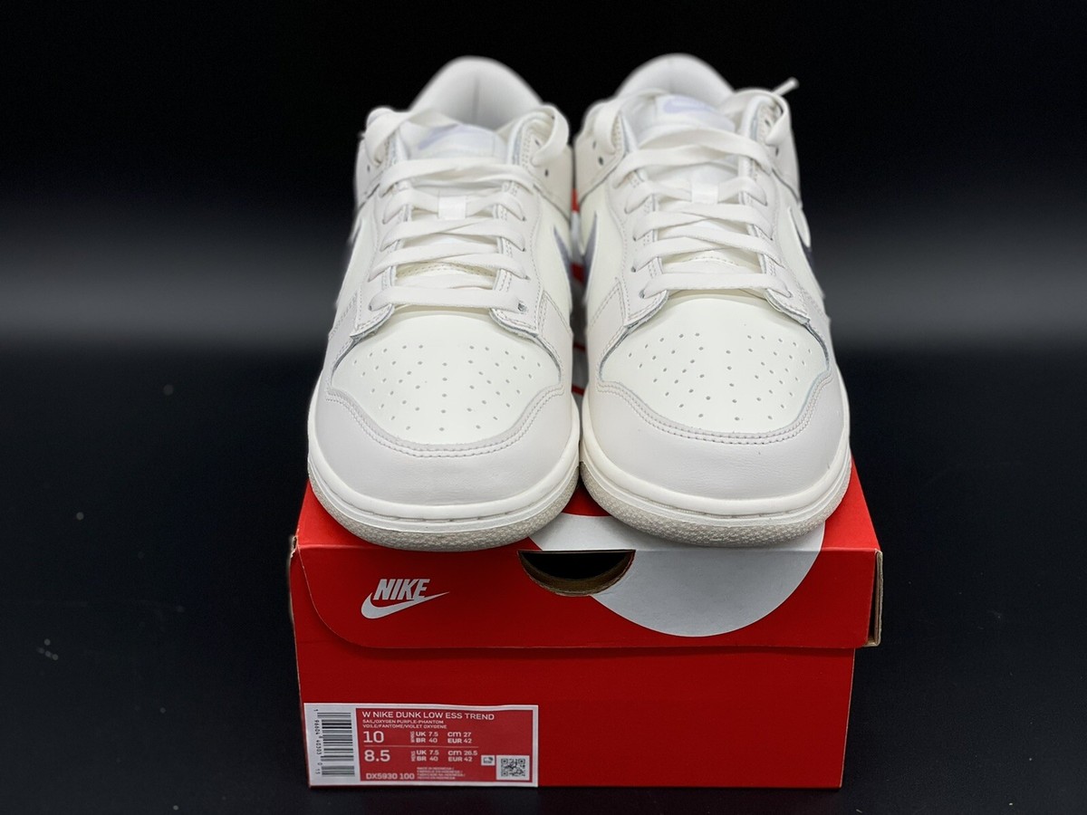Nike Dunk Low Womens ESS Trend Sail Oxygen Purple Phantom