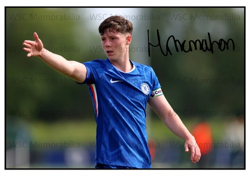 11180. Harrison McMahon Signed Pictures (A4 Prints) Chelsea
