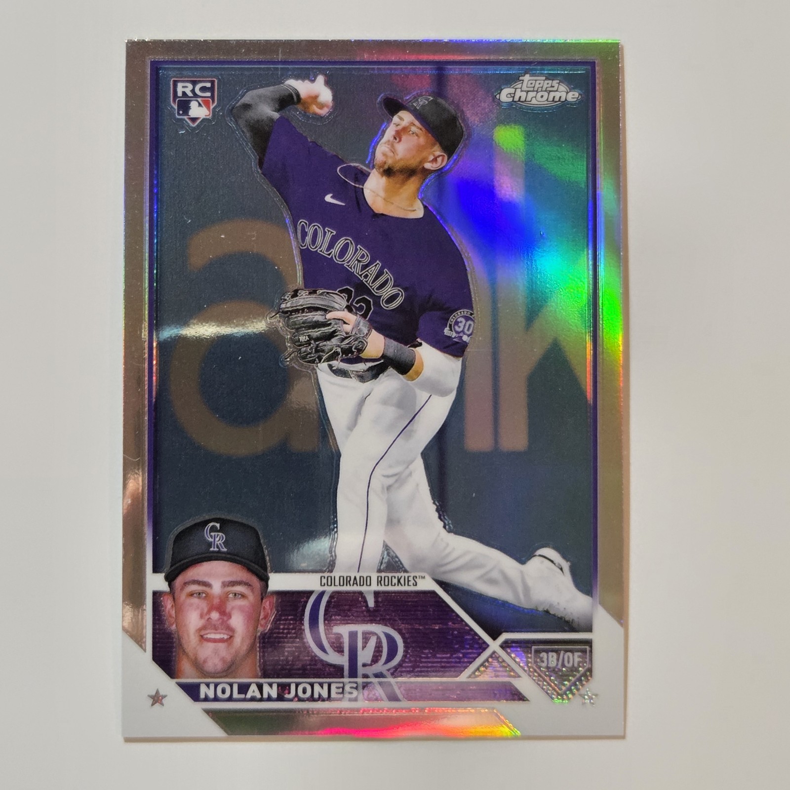 2023 Topps Chrome - Nolan Jones #43 Refractor (RC)
