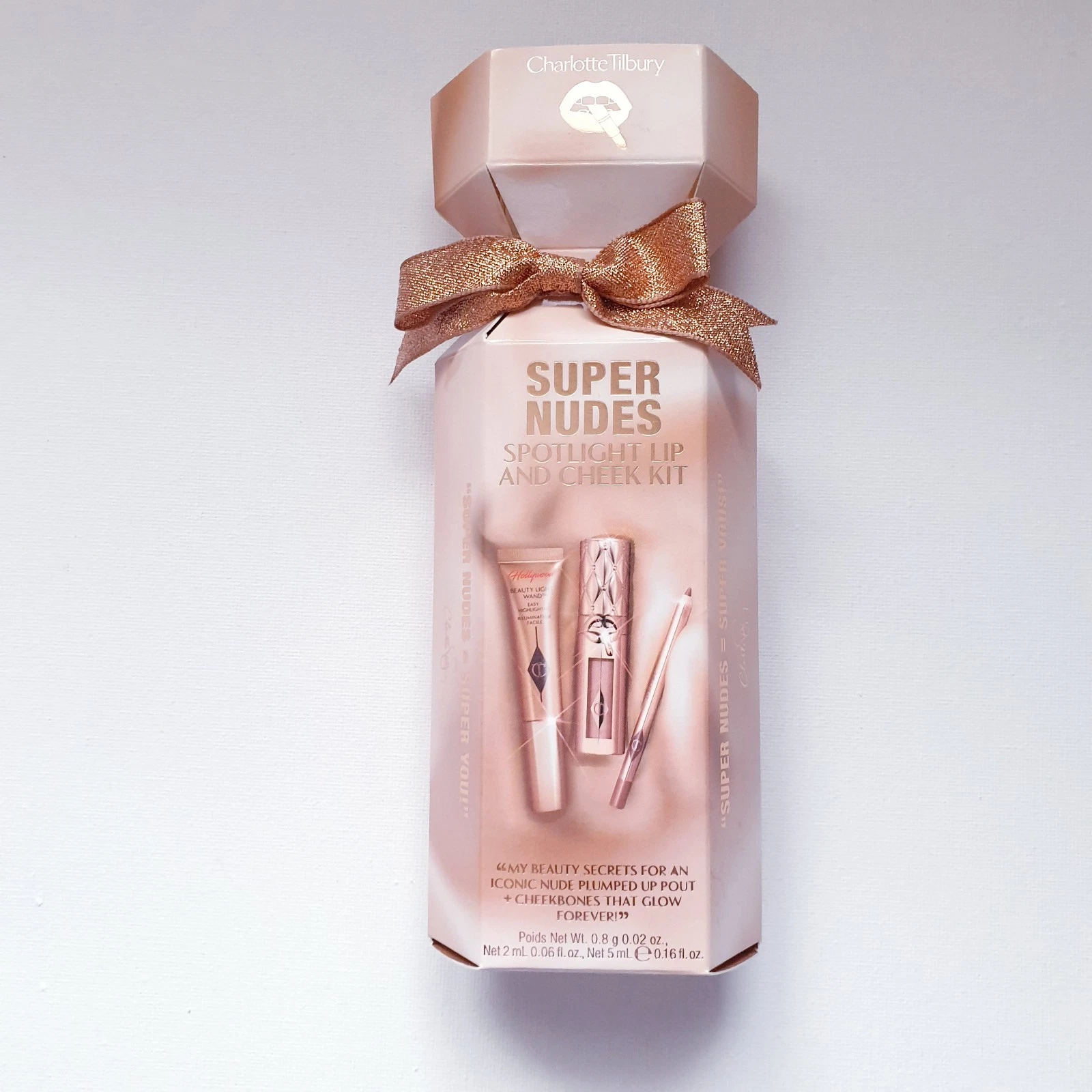 Charlotte Tilbury Super Nudes Spotlight Lip and Cheek Kit Nudegasm Diamonds New
Opens in a new windo