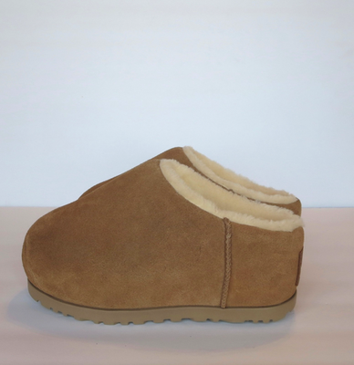 Ugg Pumped Slide (Size 9) Suede Slippers Shoes Women's NEW