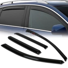 FOR 04-15 TITAN KING CAB 4PC SMOKE WINDOW VISOR SHADE/VENT WIND/RAIN DEFLECTOR