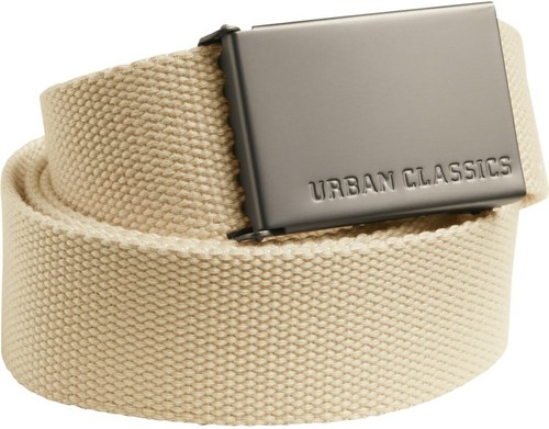 URBAN CLASSICS CANVAS BELT Basic Gürtel Stoffgürtel Blank Unisex Metall Schnalle - Picture 17 of 40
