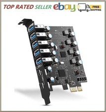 PCI-E to USB 3.0 7-Port 2X USB-C - 5X Type-A Expansion Card,PCI Express USB ...