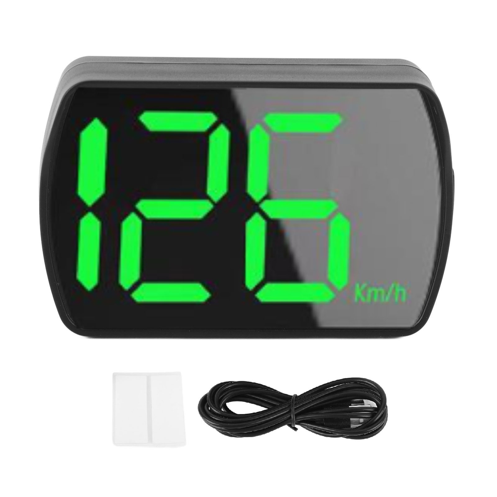 Car HUD Speedometer USB Plug And Play KM MPH Digital Speed Display Universal Fit