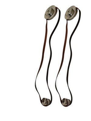 GT2 Timing Pulley Set 20-80T 8mm Bore + 250mm Belt 6mm Width Aluminum 2PCS