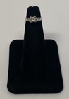 Platinum Natural Diamond Ring Princess Cut 4.2 Grams Size 2.75 Aprx 0.40 CTW — photo 2