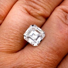 Asscher Cut 3.00 Ct D Color VVS1 Clarity Certified Natural Lab Grown CVD Diamond