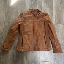 NWOT - Milwaukee Leather SFL2855 Womans XL Cognac Zipper Leather Jacket