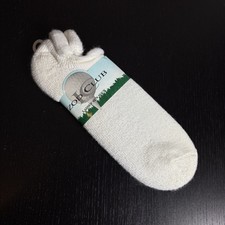 Vintage 90s IZOD CLUB Womens White Ankle Sun Socks Terry Cloth Deadstock/NWT