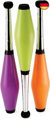 Eureka-Acrobat 52475064 - Jonglierkeulen Junior, Outdoor Spielgerät, 32 cm, 3 