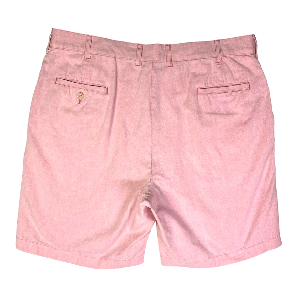 Pantalones Cortos Bill's Khakis 38" Cintura Algodón Frente Plano Rosa Foto 4 de 4