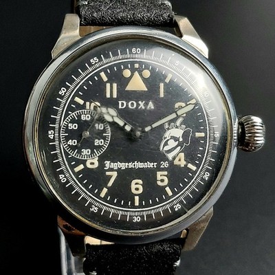 Vintage Marriage Watch with DOXA Movement Swiss Men's Wristwatch Serviced