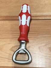 WERA Tools Comfort Grip Handle Bottle Opener Red And White NEW