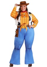 Plus Size Deluxe Pixar Toy Story Woody Costume for Women