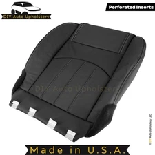 2013-2017 For Chevy Traverse Leatherette Perforated Driver Bottom Cover Ebony