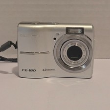 Olympus Digital Camera FE-180 6.0MP Silver Tested