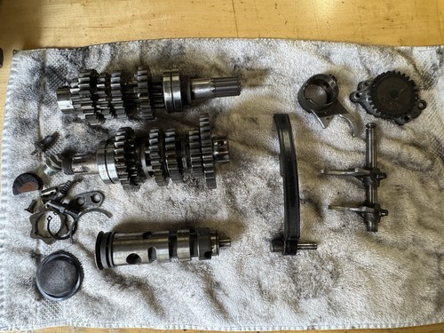 Kawasaki KZ440 Transmission Gear Set Trans Shift Drum Forks PARTS LOT