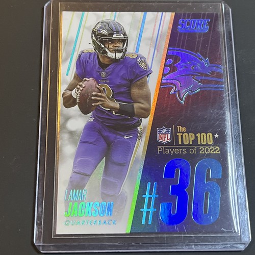 2023 Score Lamar Jackson #36 The Top Players of 2022 #36 SP Ravens