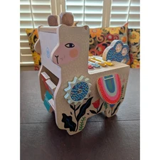 Manhattan Toy Musical Llama Wooden Instrument Activity Toddler Toy w/ Xylophone