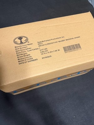 McFarlane Original Medieval Spawn Remastered - Silver Figure - Kickstarter NEW!