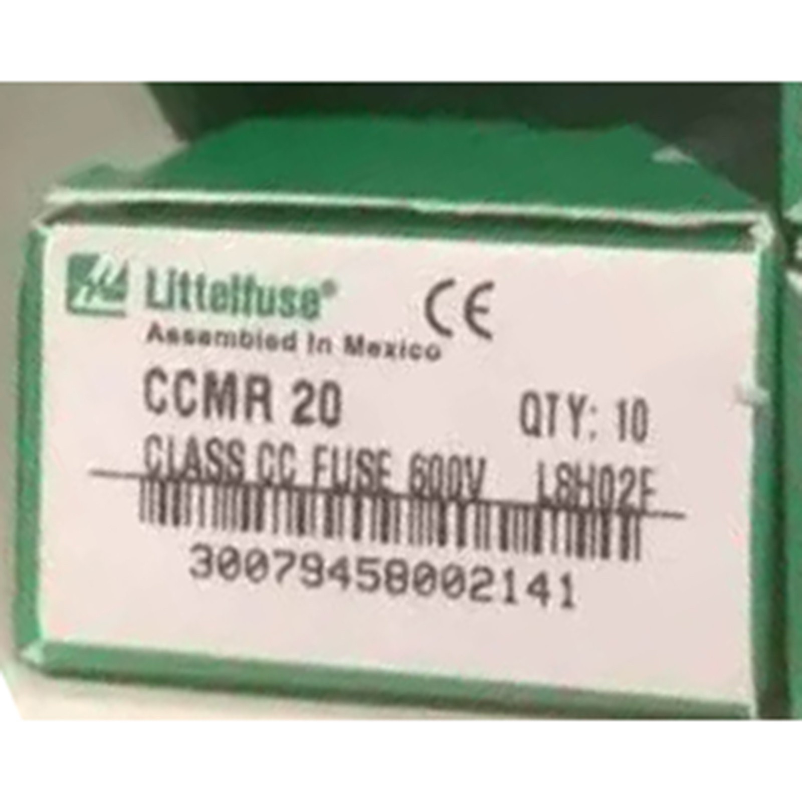 10pcs/box new CCMR-20 CCMR20 (20A) 20 600V time delay fuse 10 #am
