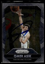 2015-16 Panini Prizm #75 Omer Asik Signed Card Auto IP