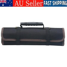 Portable Chef Knife Tools Roll Bag Carry Case Kitchen Organizer Pouch